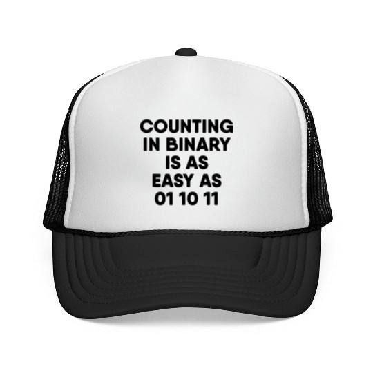 Computer Science Counting in Binary Trucker Caps