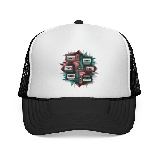 80s Retro Cassette Classic Cassette Tape for a Trucker Caps