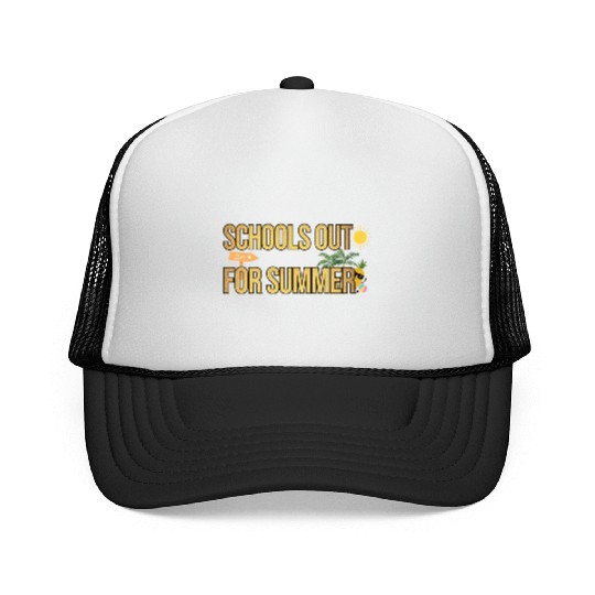 Schools Out For Summer Teacher Trucker Caps