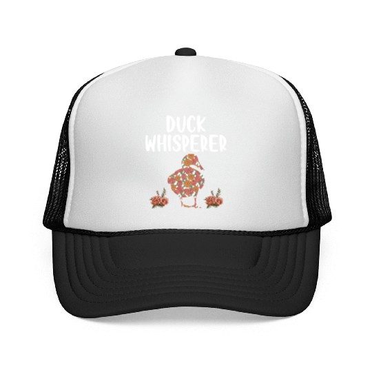 Duck Whisperer Flower Farming Farm Animal Farmer Trucker Caps