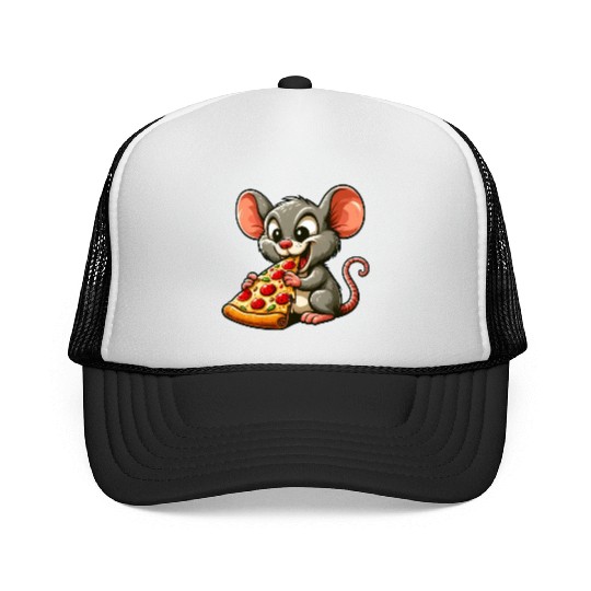 Mouse Rat Popcorn Cinema Movie Fan Trucker Caps