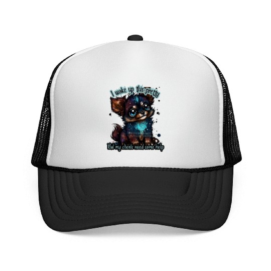 I wake up this pretty -- Gift for dog groomer Trucker Caps