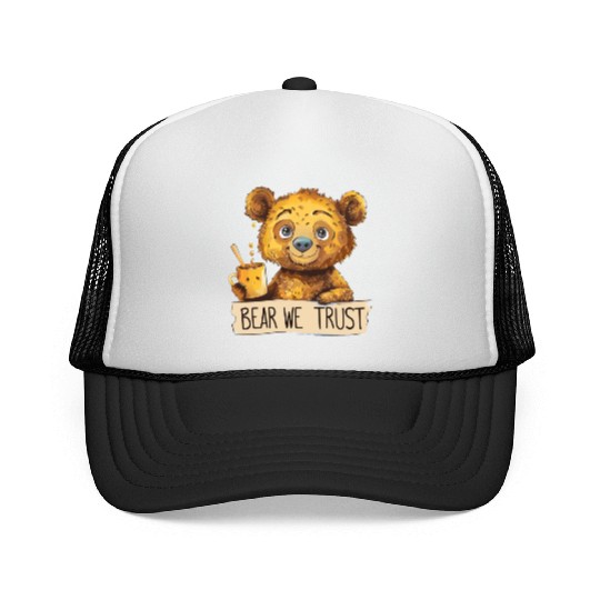In Bear We Trust Honey vs Hot Chocolate Trucker Caps