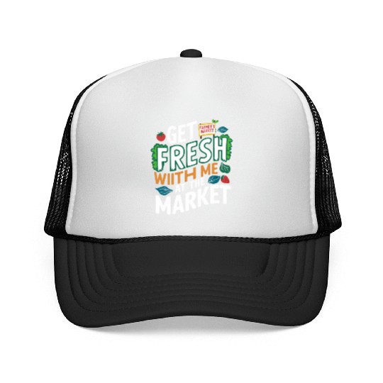 Farmers Market Farmer Agriculture Farming Food Trucker Caps