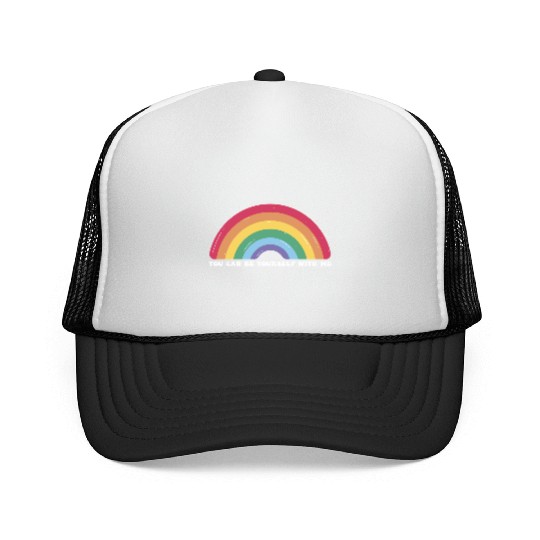 You Can Be Yourself With Me - LGBTQ Ally Gay Trucker Caps