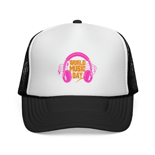 World music day Trucker Caps design
