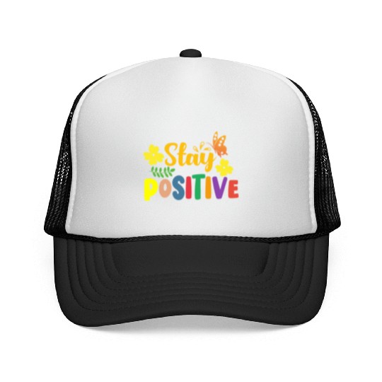 Stay Positive with Sunshine and Butterflies Trucker Caps