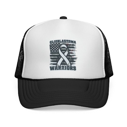 Glioblastoma Awareness Glioblastoma Warriors Trucker Caps