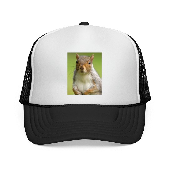 Squirrel Photo Chipmunk Animal Lover Wildlife Pun Trucker Caps
