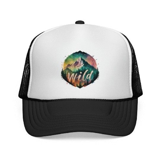 Landscape Mountains Wilderness Trucker Caps