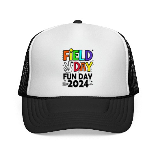 Field Day Fun Day For Teacher Field Day Trucker Caps