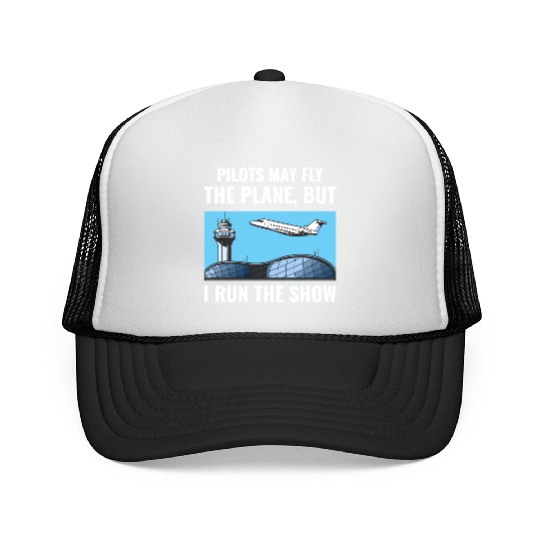 Air Traffic Controller ATC Aviation Humor Airplane Trucker Caps