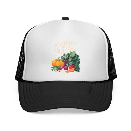 Farmers Market Farmer Agriculture Farming Food Trucker Caps