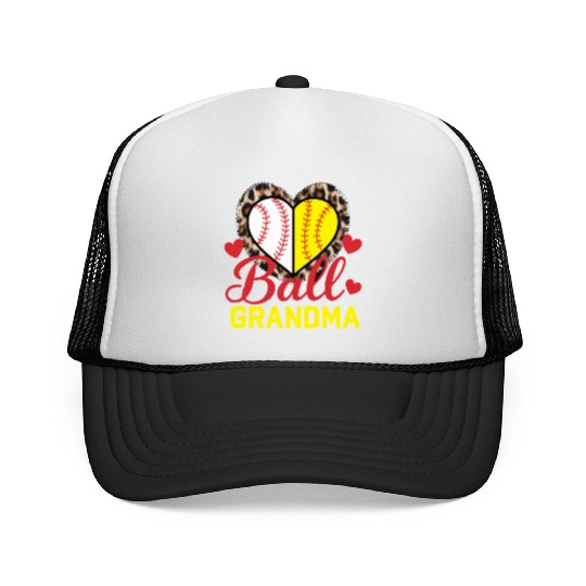 Baseball Grandma Grandmother Grandparents Day Trucker Caps