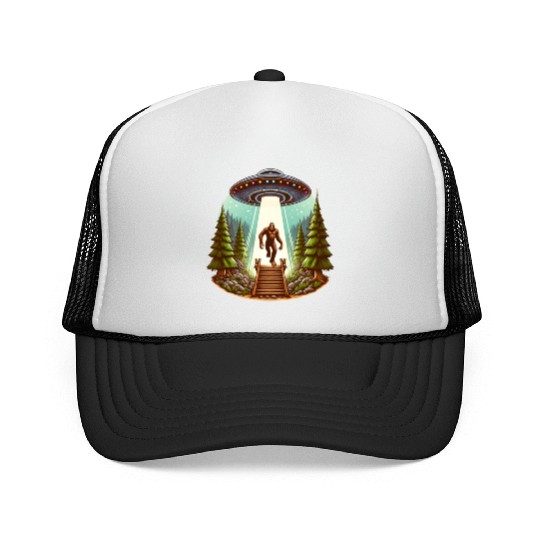 Bigfoot and the UFO Trucker Caps