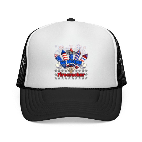 Big Brother Funny Firecracker 4th Of July Firework Trucker Caps