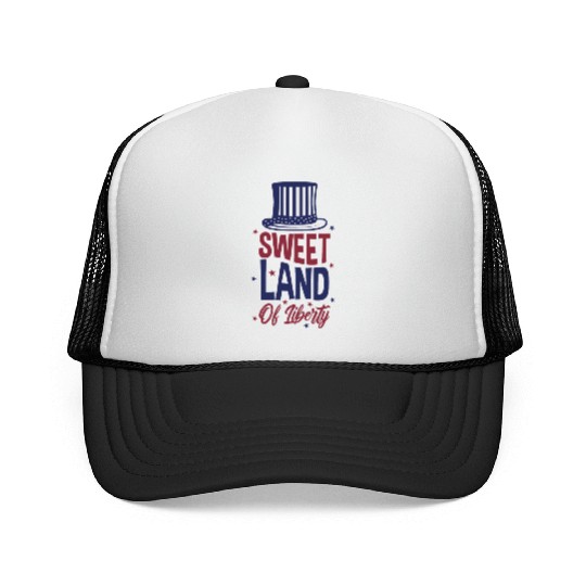 Sweet Land Of Liberty Trucker Caps