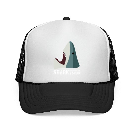 Shark Stepping On Toy Funny Internet Humor Meme Trucker Caps
