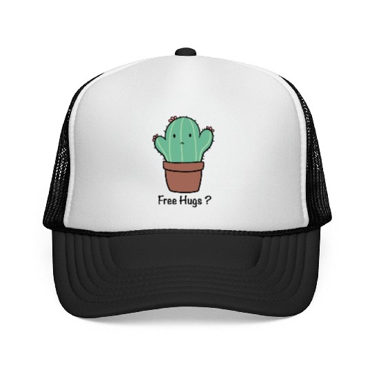 Sweet cactus free hugs ? Trucker Caps