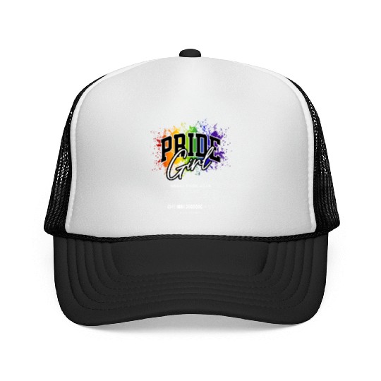 Love Is Love Pride Colors Of Rainbow Equality fun Trucker Caps