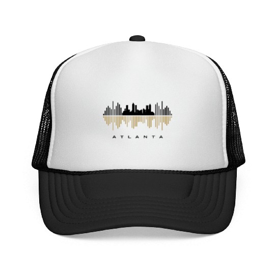 Atlanta City Sound Waves Trucker Caps