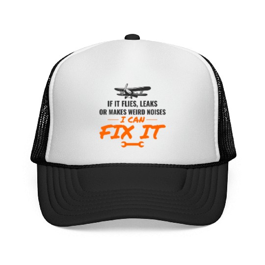 Aircraft Mechanic Aviation Maintenance Technician Trucker Caps