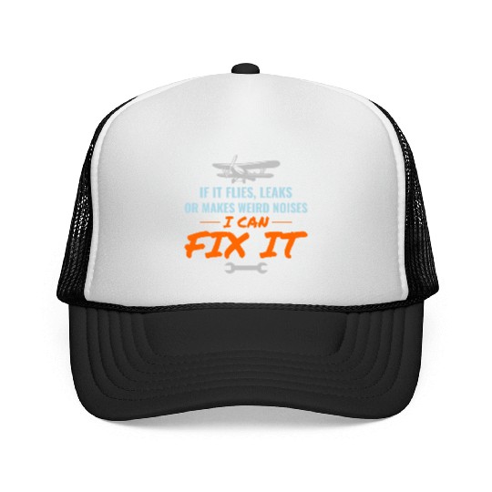 Aircraft Mechanic Aviation Maintenance Technician Trucker Caps