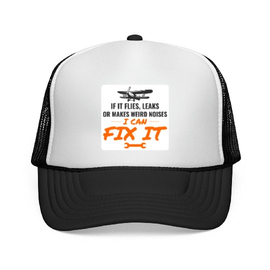 Aircraft Mechanic Aviation Maintenance Technician Trucker Caps