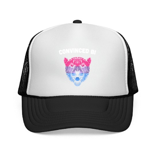 Convinced Bi Bisexual LGBTQ Bi Pride LGBT Pride Mo Trucker Caps
