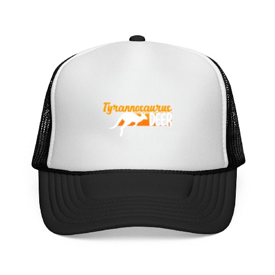 Funny Kangaroo Tyrannosaurus Deer Illustration for Trucker Caps