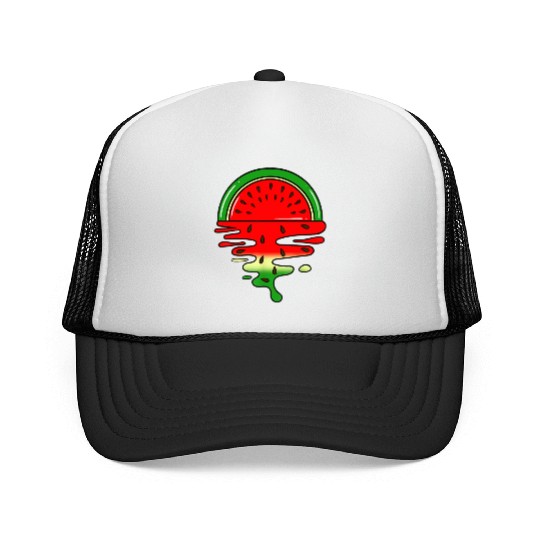 Watermelon Sunset Summer Fruit Lover Trucker Caps