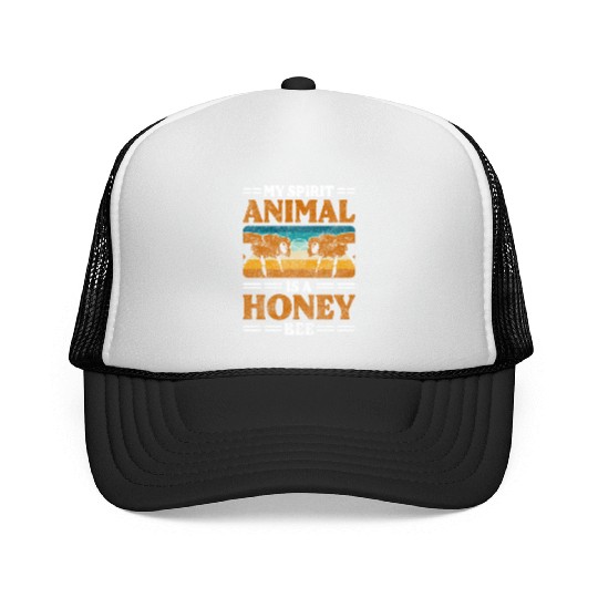 Honey Bee Nature Useful Beekeeper Trucker Caps