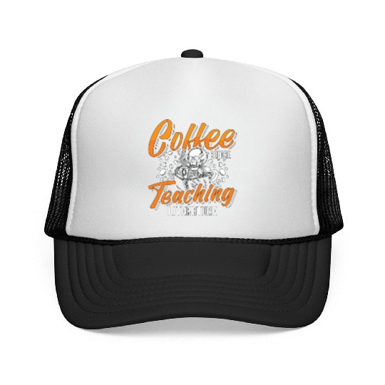 Literature Teacher Coffee Bookworm Coffee Lover Trucker Caps