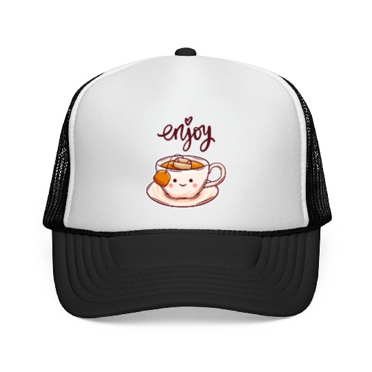 Embrace the Joy of Tea with Our Collection Trucker Caps