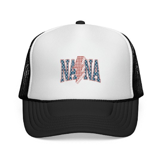 Nana 4th Of July Trucker Caps