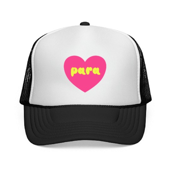 Para Paraprofessional Teacher Assistant Special Trucker Caps