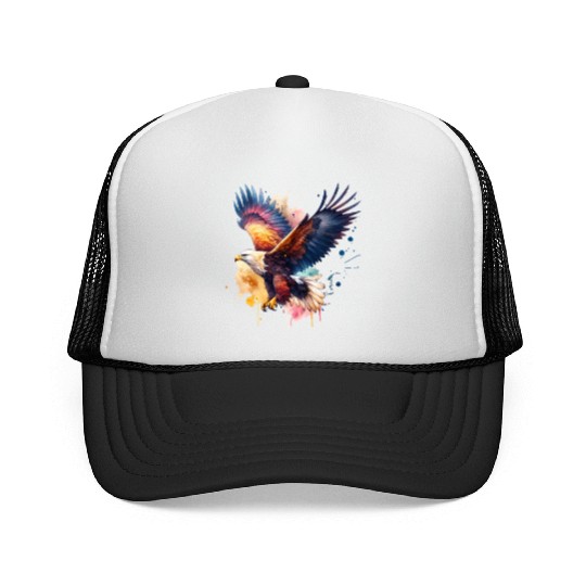 Wedge-tailed Eagle in Flight Trucker Caps