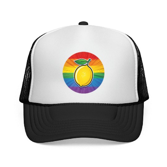 LGBTQ Lemon Trucker Caps