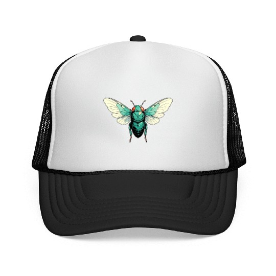 Cicada Insect Animal Lover Funny Design Trucker Caps