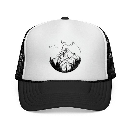 Mountain cloud forest Trucker Caps