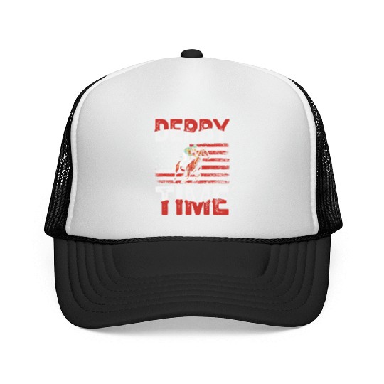 Derby Time Louisville Kentucky Horse Racing Trucker Caps