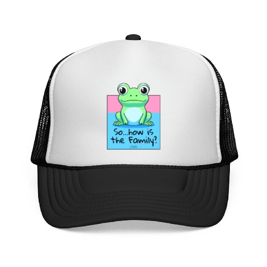 "How's the Family?" Asks a Friendly Frog Trucker Caps