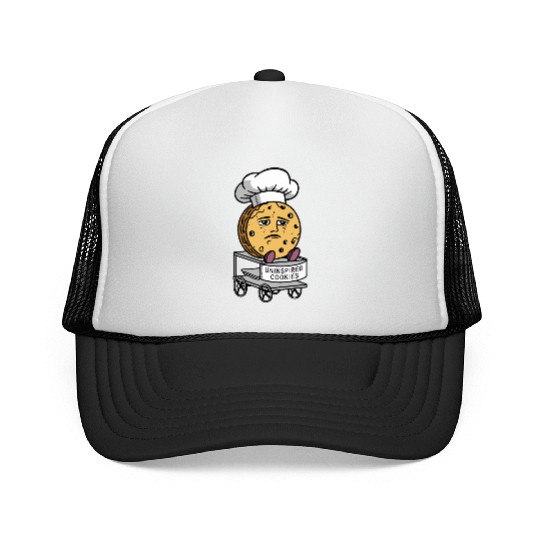 Uninspired Cookies Vintage Cookie Design Trucker Caps