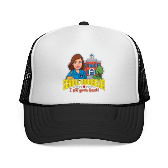 School Counselor I Got Your Back School Therapist Trucker Caps