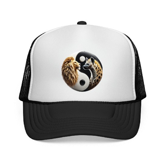 Lion & Hyena - Yin-Yang Trucker Caps