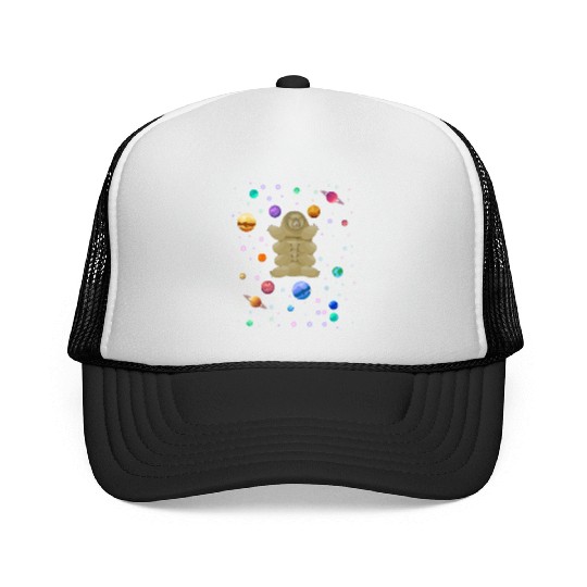 Tardigrade Space! Nerd, Geek Microbiology Science Trucker Caps