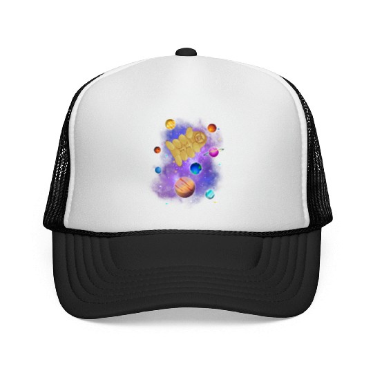 Tardigrade Space! Nerd, Geek Microbiology Science Trucker Caps