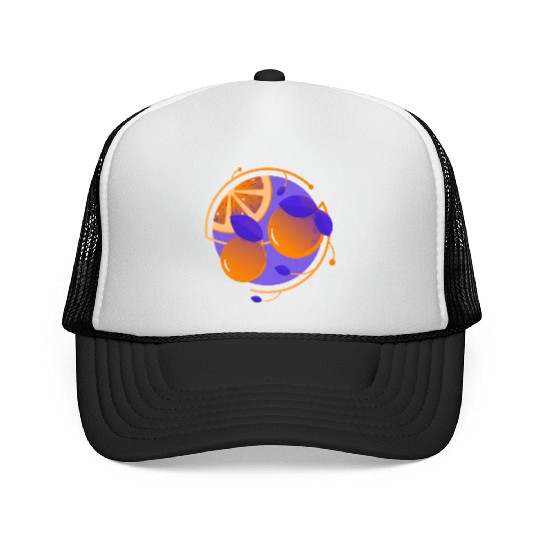 Orange Fruit Trucker Caps