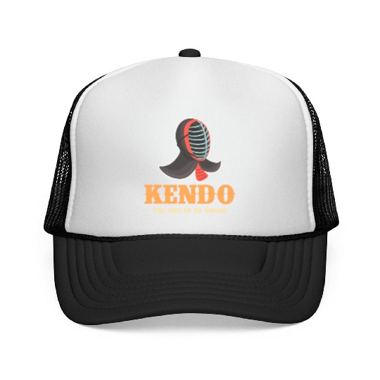 Kendo The Way Of The Sword Ninjutsu Fencing Trucker Caps