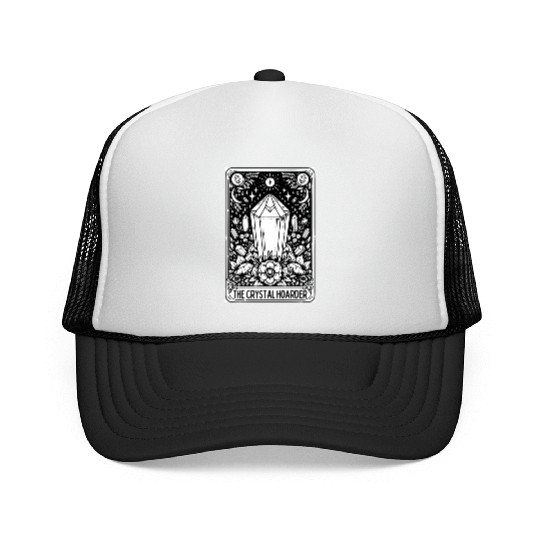 Crystal Hoarder Tarot Card Trucker Caps